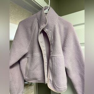 Women’s cropped fleece jackets, Aritzia